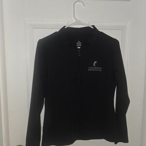 Under Armour Women’s Black Cincinnati Bearcats Full‑Zip Hoodie